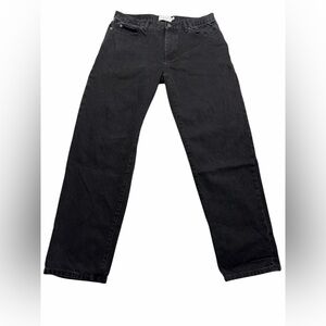 Coach Black Denim Jeans Men’s 34 Straight Leg Logo Pocket Designer